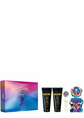 Set de regalo Moschino Toy 2 Pearl 100 ml EDP para mujer + Gel de ducha 100 ml + Loción corporal 100 ml + Mini EDP 10 ml