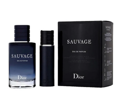 Coffret cadeau homme Dior Sauvage EDP 100ml + spray de voyage 10ml