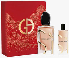 Giorgio Armani Si Intense 100ml EDP + 15ml EDP für Damen Geschenkset