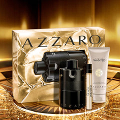 Azzaro The Most Wanted Intense 100ml EDP + 10ml EDP + 75ml Shampoo für Herren Geschenkset