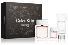 Calvin Klein Euphoria 100 ml EDT + 15ml EDT + 100ml After Shave Balm Set für Herren