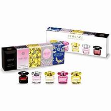 Versace 5ml Mini-Set mit 5 Teilen: Bright Crystal, Crystal Noir, Yellow Diamond