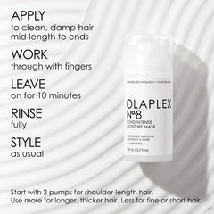 Mascarilla hidratante intensa Olaplex No.8 Bond 100 ml