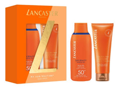 Coffret Lancaster Sun Beauty Lait Corps SPF50 175ml + Lait Prolongateur de Bronzage Après-Soleil 125ml