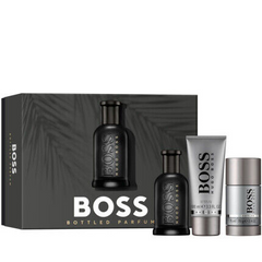 BOSS Bottled Geschenkset 100ml Parfum + 100ml Duschgel + 70g Deodorant Stick