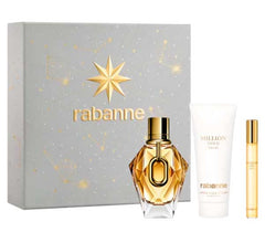 Set para Mujeres Paco Rabanne Million Gold 90ml Edp + 100ml Loción Corporal + 10ml Edp