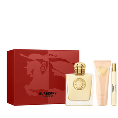 Coffret Cadeau Burberry Goddess Eau de Parfum 100ml + Lait Corps 75ml + Eau de Parfum 10ml pour Femme