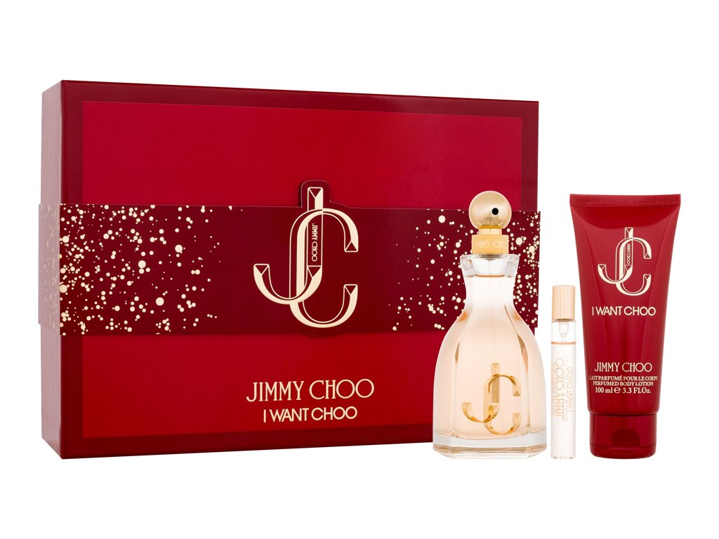 Jimmy Choo I Want Choo 100ml EDP + 100ml Bodylotion + 7,5ml EDP für Damen Geschenkset