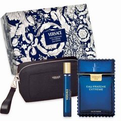 Set de regalo para hombre Versace Eau Fraiche Extreme 100ml EDP + Mini 10ml + Neceser