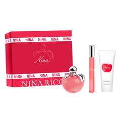 Nina Ricci Nina 50ml EDT + 10ml Roll-On + 75ml Körperlotion für Damen Geschenkset