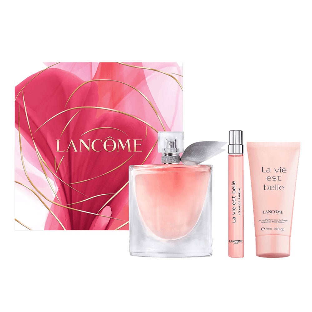 Lancome La Vie Est Belle 100ml EDP + 10ml EDP Mini + 50ml Body Lotion Damengeschenkset
