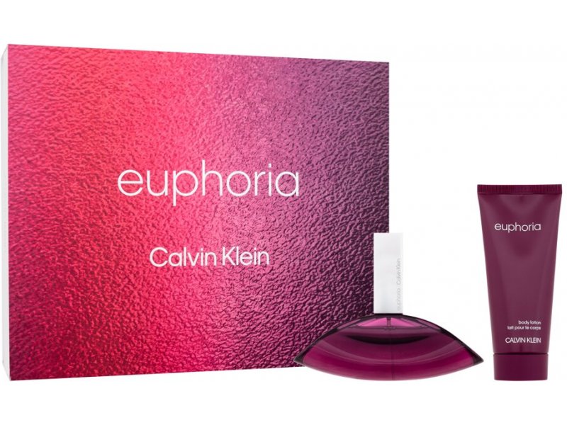 Calvin Klein Euphoria 100ml EDP + 100ml Körperlotion für Damen Geschenkset