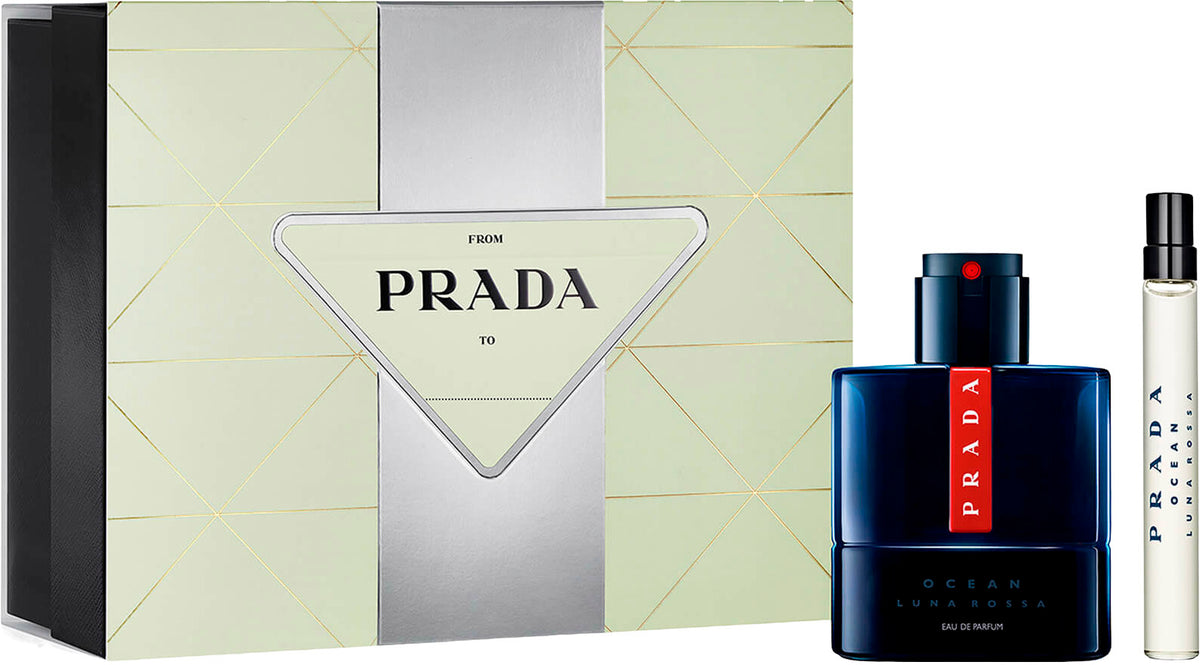 Coffret Cadeau Prada Luna Rossa Ocean 50ml EDP + Mini EDP 10ml pour Homme
