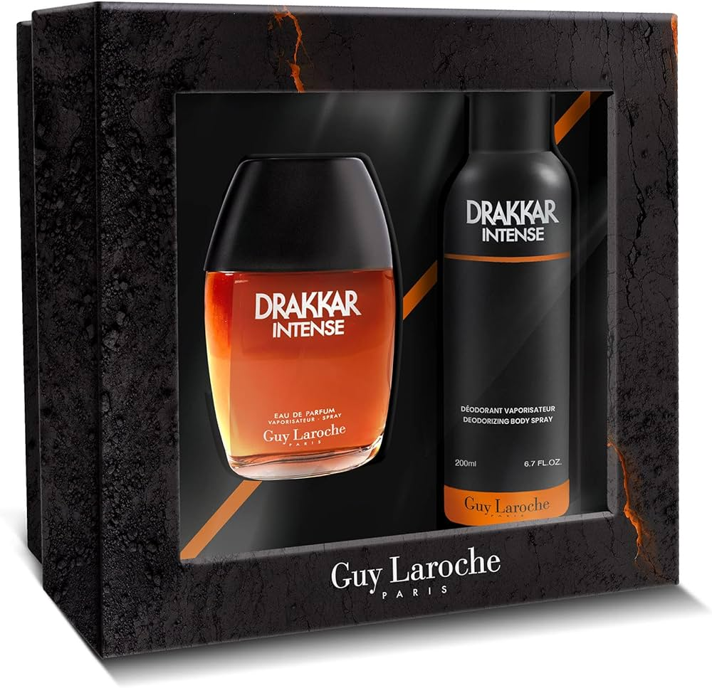 Guy Laroche Drakkar Intense 100ml EDP Set Regalo + 200ml Deo Spray Coffret