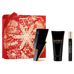 Coffret Cadeau Carolina Herrera Bad Boy 100ml EDT + Gel Douche 100ml + Mini 10ml pour Homme