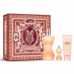 Jean Paul Gaultier Classique 100ml EDT + 75ml Body Lotion + 6ml EDT Damen Geschenkset