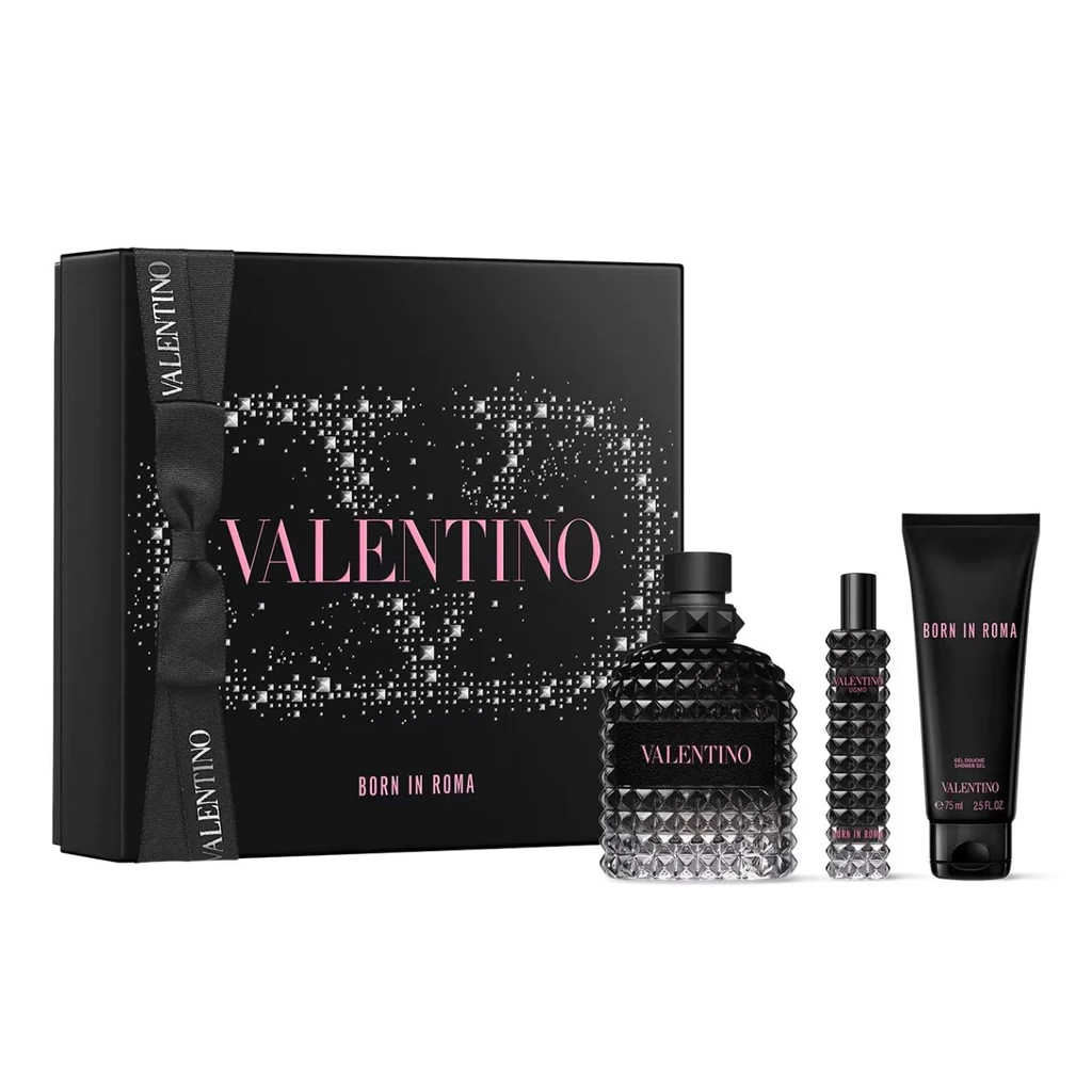 Valentino Born In Roma Uomo Coffret Homme Eau de Toilette 100ml + Eau de Toilette Mini 15ml + Gel Douche 75ml