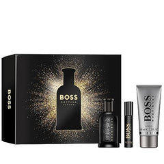 Coffret Cadeau pour Homme Hugo Boss BOSS Bottled Parfum 100ml + Gel Douche 100ml + Miniature