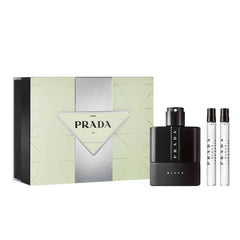 Set Regalo Prada Luna Rossa Black 100ml EDP + Mini 10ml 2 Pezzi