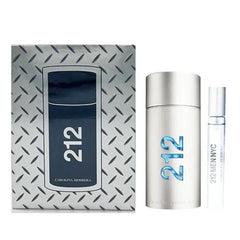 Carolina Herrera 212 Men 100ml EDT + 10ml EDT Mini für Herren Geschenkset