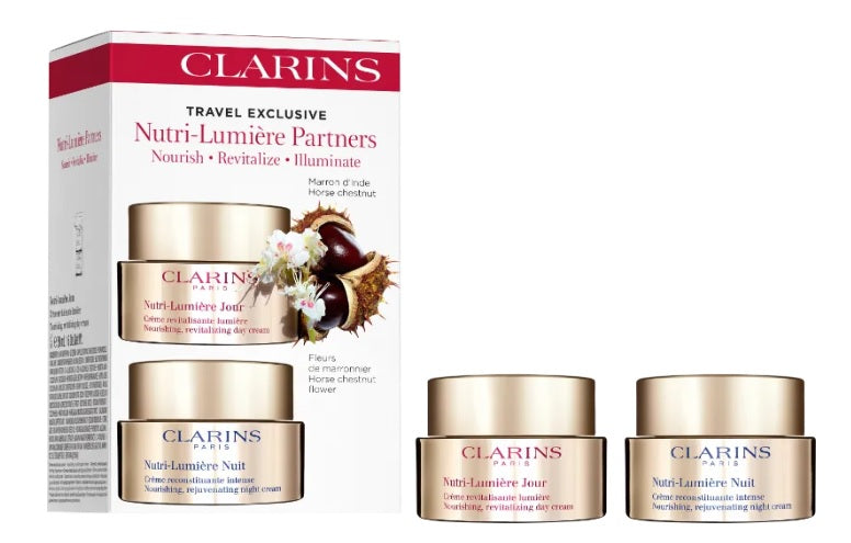 Coffret Partenaires Nutri-Lumière Clarins 2*50ml