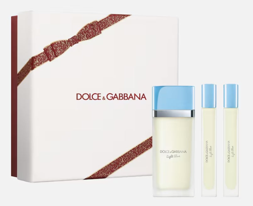 Coffret Dolce & Gabbana Light Blue Eau de Toilette 100ml + 2 x 10ml pour Femme