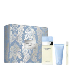 Dolce & Gabbana Light Blue 100ml EDT + 50ml Körpercreme + 10ml EDT Mini für Damen GESCHENKSET
