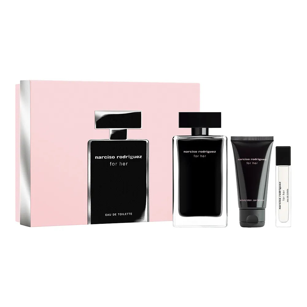 Narciso Rodríguez For Her Set de Regalo 100ml EDT + 50ml Loción Corporal + Mini