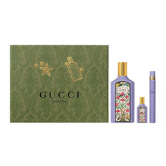 Coffret Gucci Flora Gorgeous Magnolia EDP 100ml + Vaporisateur de sac 10ml + Miniature