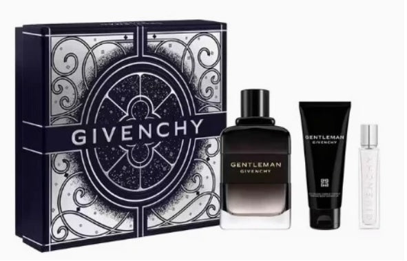 Givenchy Gentleman Society Boisée 100ml EDP + 75ml Duschgel + 12,5ml Mini für Herren Geschenkset