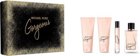 Michael Kors Gorgeous! Geschenkset 100ml EDP + 100ml Duschgel + 100ml Körperlotion + Mini