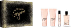 Michael Kors Gorgeous! Geschenkset 100ml EDP + 100ml Duschgel + 100ml Körperlotion + Mini