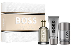 Estuche de regalo Hugo Boss Bottled para hombre (100 ml EDP + 100 ml Gel de ducha + 75 ml Desodorante)