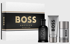 Hugo Boss Bottled Parfum 100ml Parfum + 100ml Duschgel + 75ml Deo für Herren Geschenkset