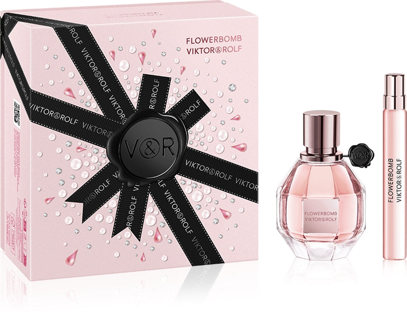 Viktor & Rolf Flowerbomb 50ml EDP + 10ml Mini EDP für Damen Geschenkset  