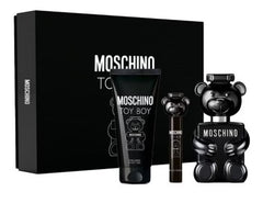 Coffret Cadeau Moshcino Toy Boy EDP 100 ml + Gel Corps 100 ml + EDP 10 ml pour Homme