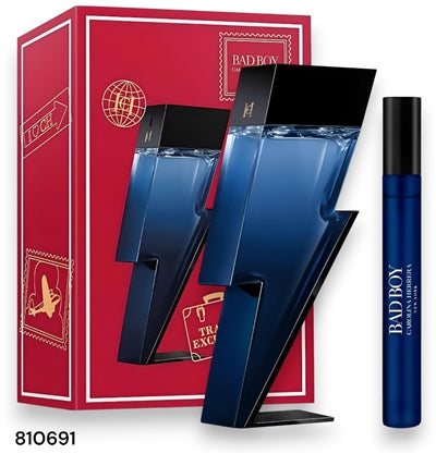 Coffret cadeau Carolina Herrera Bad Boy Cobalt 100ml EDP + 10ml EDP pour homme