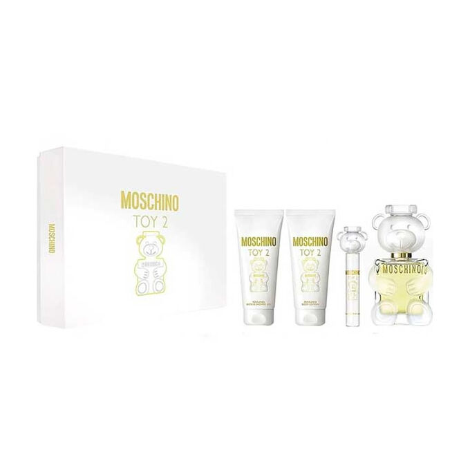 Moschino Toy 2 Coffret Eau de Parfum 100ml + Gel Douche 100ml + Lait Corps 100ml + Miniature