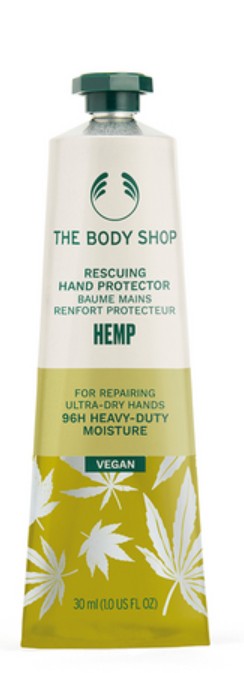 Crema protectora de manos de cáñamo de The Body Shop