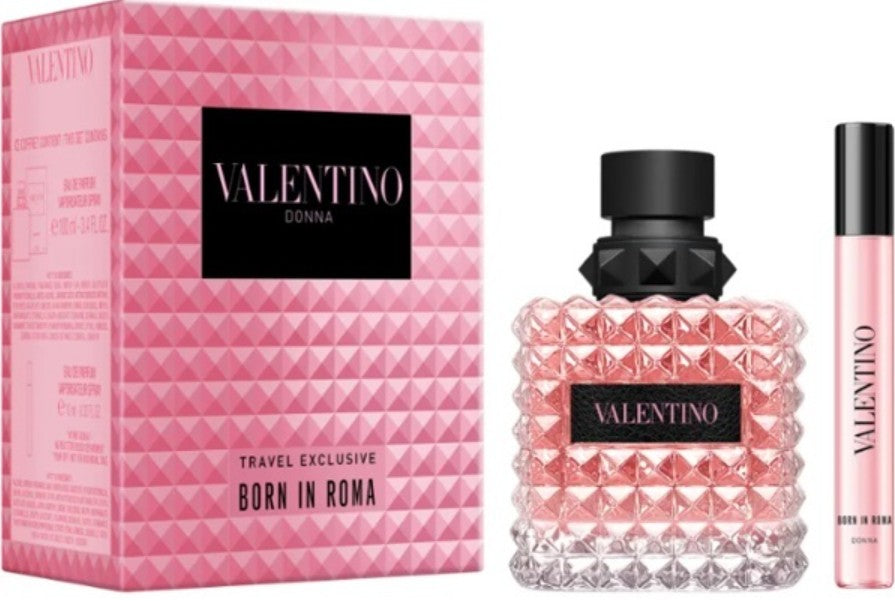 Valentino Donna Born In Roma Coffret Cadeau Femme Eau de Parfum 100ml + Eau de Parfum 10ml