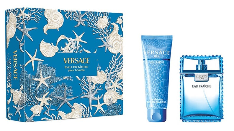 Versace Eau Fraiche Pour Homme 100 ml EDT + 150 ml Gel de ducha para hombre Set de regalo
