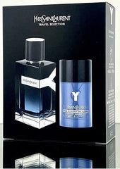 YSL Yves Saint Laurent Y 100ml EDP + 75g Deo Stick per Uomo Set Regalo