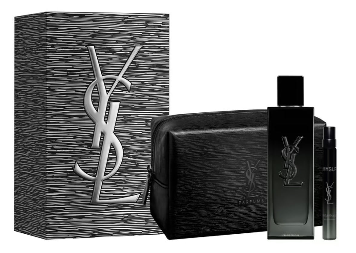 Estuche de regalo para hombre YSL Yves Saint Laurent Myslf 100ml EDP + 10ml EDP + Estuche