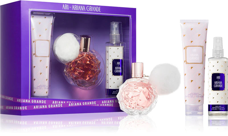Ariana Grande Ari 100ml EDP + 100ml Body Cream + 118ml Body Mist für Damen Geschenkset