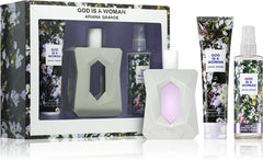 Ariana Grande God Is A Woman 100ml EDP + 100ml Körpercreme + 118ml Körperspray für Damen Geschenkset