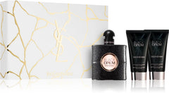 Yves Saint Laurent Black Opium Geschenkset 50ml EDP + 2 Stück 50ml Bodylotion  