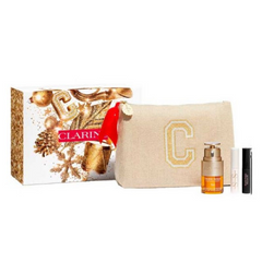 Coffret Clarins Sérum Double Yeux 20ml + Sérum Cils 3ml + Mascara 3ml + Trousse