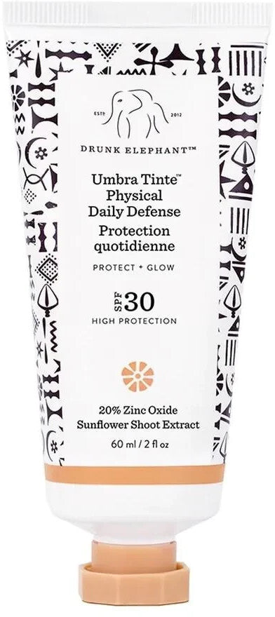 Drunk Elephant Umbra Tinte Crème Solaire Physique Quotidienne SPF 30