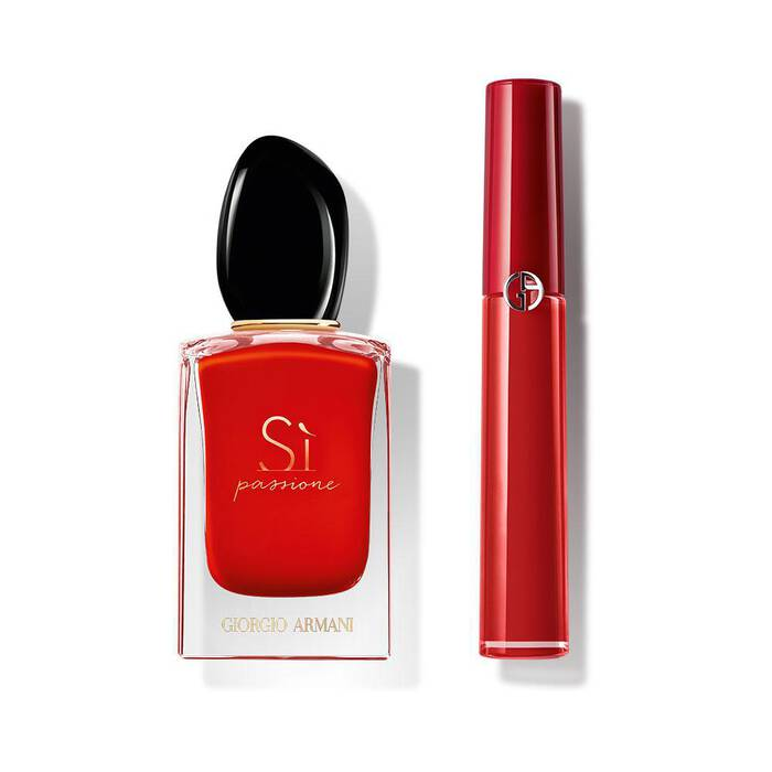 Coffret Giorgio Armani Si Passione 50ml EDP + Lip Maestro pour Femme