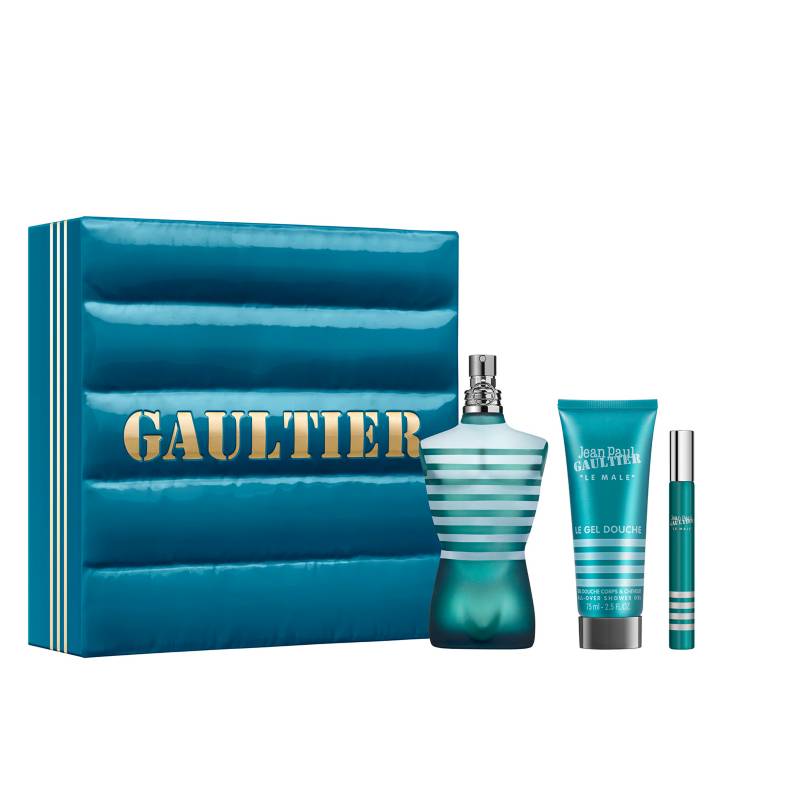 Jean Paul Gaultier Le Male Geschenkset 125ml EDT Spray + 75ml Duschgel + Mini